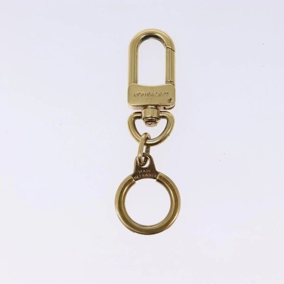 LOUIS VUITTON Anneau Cles Key Holder metal Gold Tone M62694 LV Auth BA5447 - Picture 5 of 12